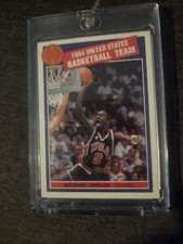 1984 USA OLYMPICS Basketball Team MICHAEL JORDAN PRE ROOKIE CARD RC Rare SP