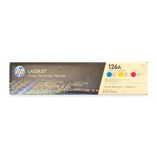 HP 126A Tri-Pack Toner CF341A Cyan Yellow Magenta CE311A CE312A CE313A CP1025