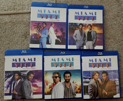 Miami Vice The Complete Series Blu-ray Seasons 1-5 TV Crime Drama