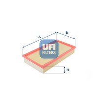 UFI Luftfilter Filtereinsatz FüR VW Polo 1.2 12V Seat Ibiza III Cordoba