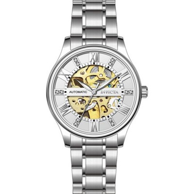 Invicta Men's Watch Objet D Art Automatic Silver Stainless Steel Bracelet 69117