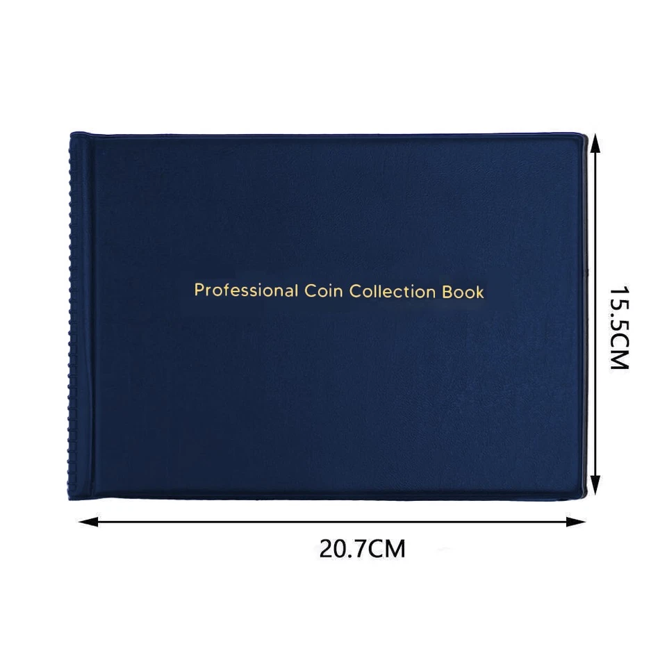 240 Coins Coin Album Australian Coin Collection Folder Book Holds Black AU - image 2 of 4