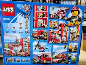 LEGO 60004 City Fire Station *BRAND NEW IN SEALED BOX *RETIRED