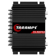 Taramps TS 400X4 Black 2 Ohms 400W RMS 4-Channel Car Audio Amplifier  High-Leve