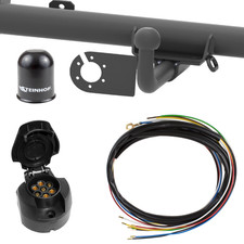 Für OPEL Corsa 3 C 3/5-Tür Fließheck 00-06 AHK Anhängerkupplung starr +ES 7p