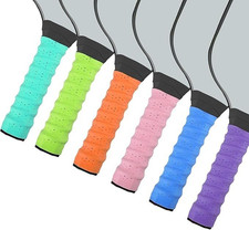 6Pcs Pickleball Paddle Grip Tape, Pickleball Anti-Slip Perforated Super Absorben