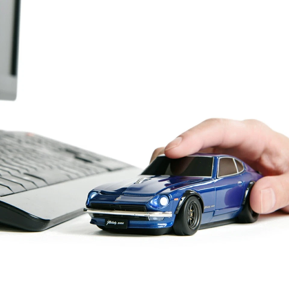 CAMSHOP Wireless Mouse Nissan Fairlady 240 Z Blue Bluetooth Compatible 433682 - Image 2 of 4