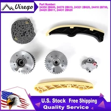 Timing Chain Kit and VVT Gear for 12-21 Hyundai Kia 1.6L Elantra Sonata Accent