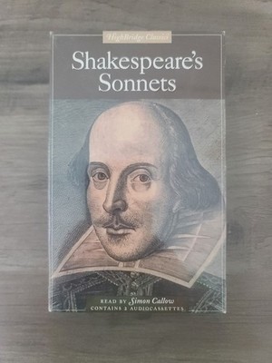Shakespeare's Sonnets by William Shakespeare - 1996 Audio Cassettes Abridged NEW