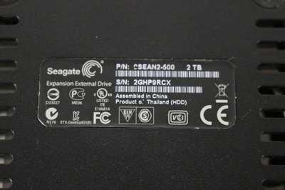 Seagate 2TB Expansion External Portable Hard Drive 9SEAN2-500 Used