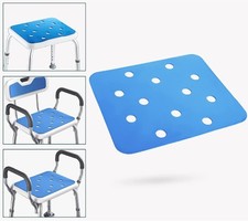 Shower Chair Pad Cover Bath Seat, Padded Shower Bench Seat Mat 15 x 12 inches,