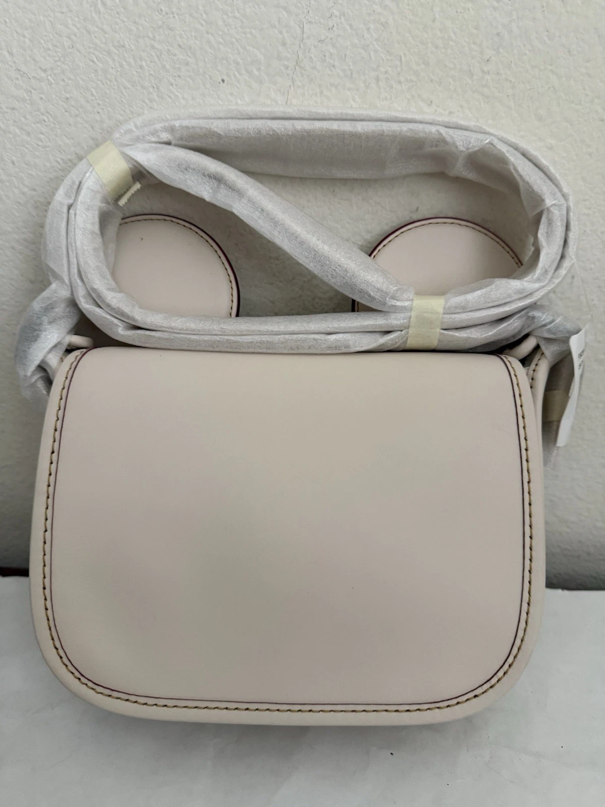 NWT Disney X Coach F59369 Patricia Saddle Glove Calf Leather With Mickey Ears