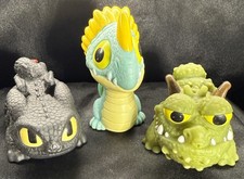2013 DWALLC How To Train Your Dragon Sdentato, Meatlug, Stormfly Soft Bath Toys