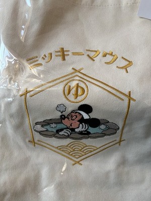 Limitierte Japan-Onsen-KollaborationMickey Tote Bag (A4-kompatibel)