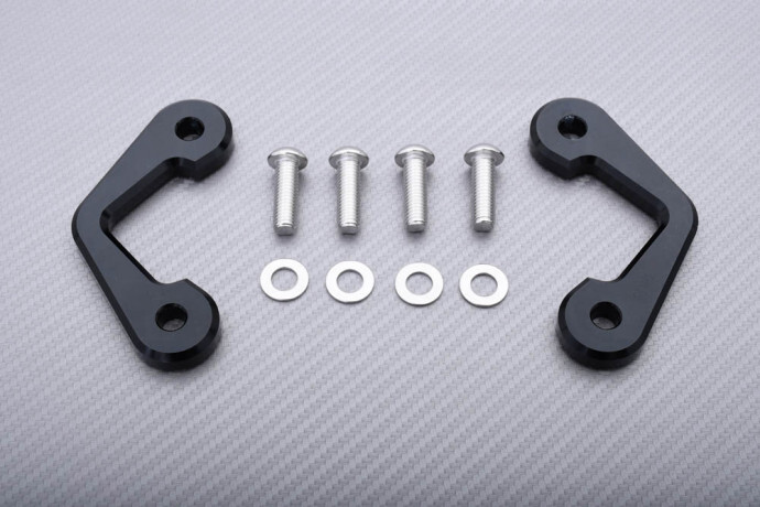 Hooks de fixation robustes pour sangles de selle sur moto Kawasaki Z900 ZR900B