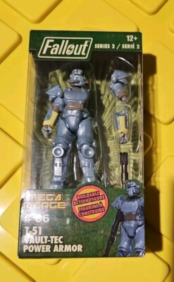 Fallout Mega Merge 4'' Figure #06 T-51 Vault-Tec Power Armor 2018 Just Toys GLYOS