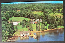 pk10155: Postal-Cabañas y Lodge, American Plan, Post Cunnington, Quebec, Canadá
