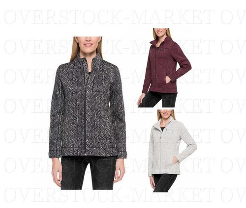 Marc New York Performance Women's Fleece Lined Knit Outerwear Jacket
