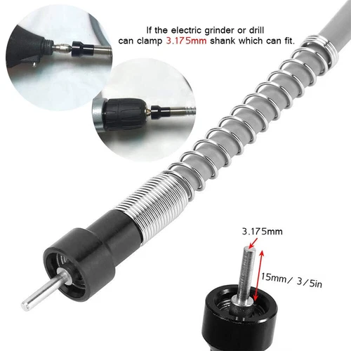 1X Flexibler Bohrer Schleifer Flex Welle für Dremel Rotationsantrieb Elektrowerkzeug - Bild 7 von 12