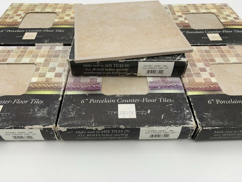 24 Jeffrey Court 6” x 6” Porcelain Counter - Floor Tiles hard to find - Picture 2 of 6
