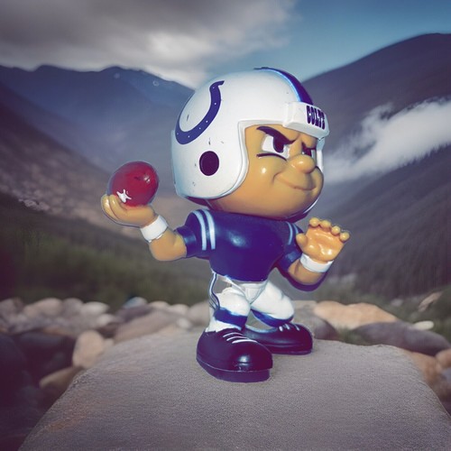 Indianapolis Colts Lil'Teammates 2010 NFLP Series 1 Throwback Quarterback - Picture 3 of 7