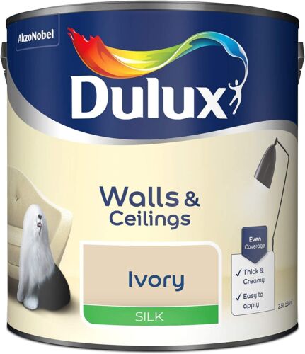 Dulux Emulsion Paint Matt or Silk All Colours 2.5L Walls & Ceiling - Picture 123 of 306