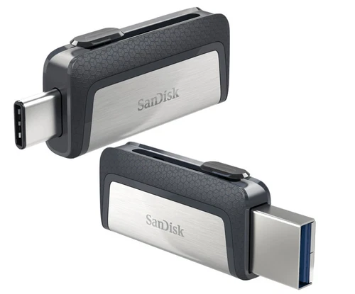 SanDisk 16GB 32GB 64GB 128GB 256GB OTG Chiavette USB 3.1 Dual TYPE-C Memoria IT