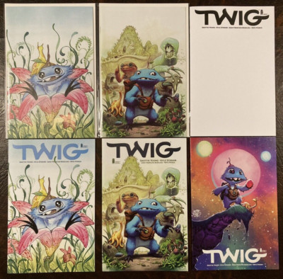 TWIG #1 1:25 1:10 VARIANT SET 6 YOUNG MOMOKO STRAHM BLANK SKETCH COMIC BOOK BA