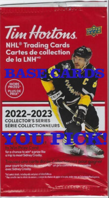 2022-23 Upper Deck Tim Hortons Base Cards Complete Your Set You Pick Card