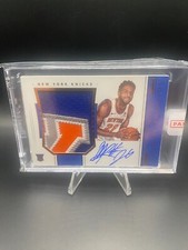2018 National Treasures Mitchell Robinson RPA /25 NYK Knicks Rookie Patch Auto