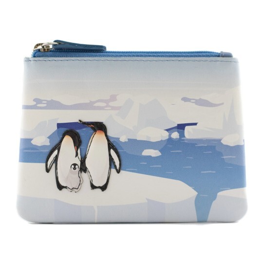 Mala Leather Pinky Penguin Coin Purse - BNWT