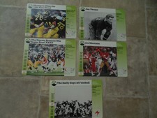 Grolier Story of America cards Hockey, boxing, track, golf, football, basketball