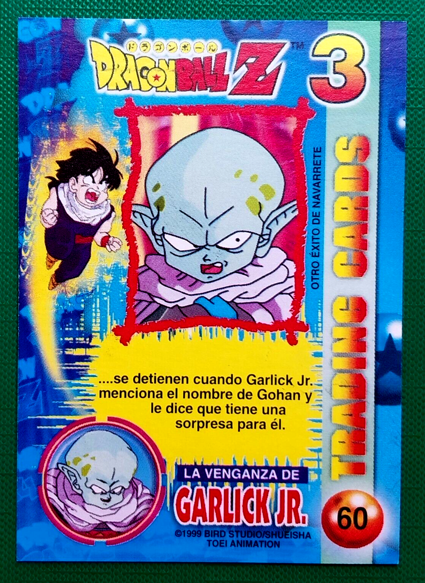 1999 DRAGON BALL Z3 #060 GARLIC JR. GOHAN NAVARRETE PERU Trading