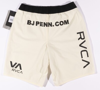ルーカ　bjペン　RVCA / “BJ Penn trunks” BJ Penn Signed Official RVCA Black Belt Trunks Shorts BAS
