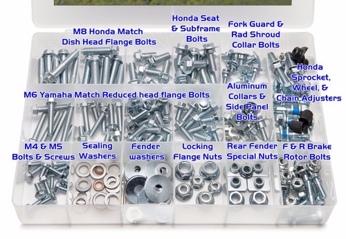 SPECMOTO CRF BOLT KIT: HONDA CRF150R CRF250R CRF450R CRF250RX CRF250X CRF450RX - Picture 2 of 4