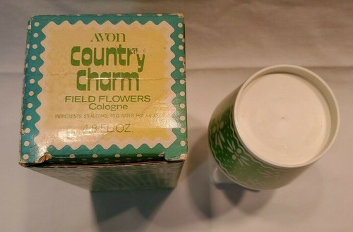 Vintage Avon Country Charm Decanter w/Field Flowers Cologne 4.8 oz (Full Bottle) - Picture 6 of 7