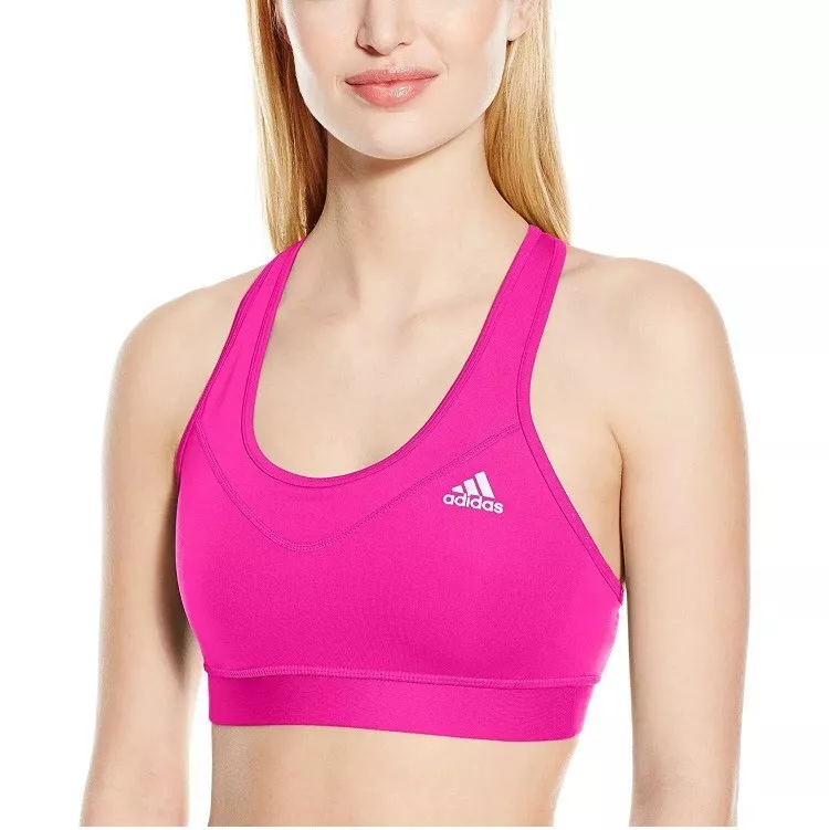 Adidas Techfit Climalite Bra Top Medium Support ExtraSmall XS Cerise Pink  AJ2177