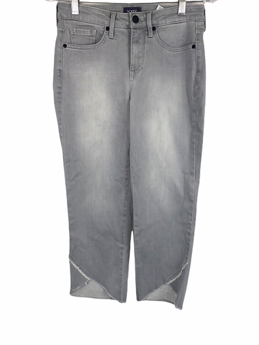 Crisscross Hem Pant - Shale Grey Size 