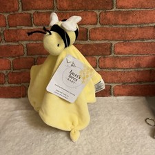 Burts Bees Lovey Bumble Bee Baby Security Blanket Yellow Lovie Organic Cotton