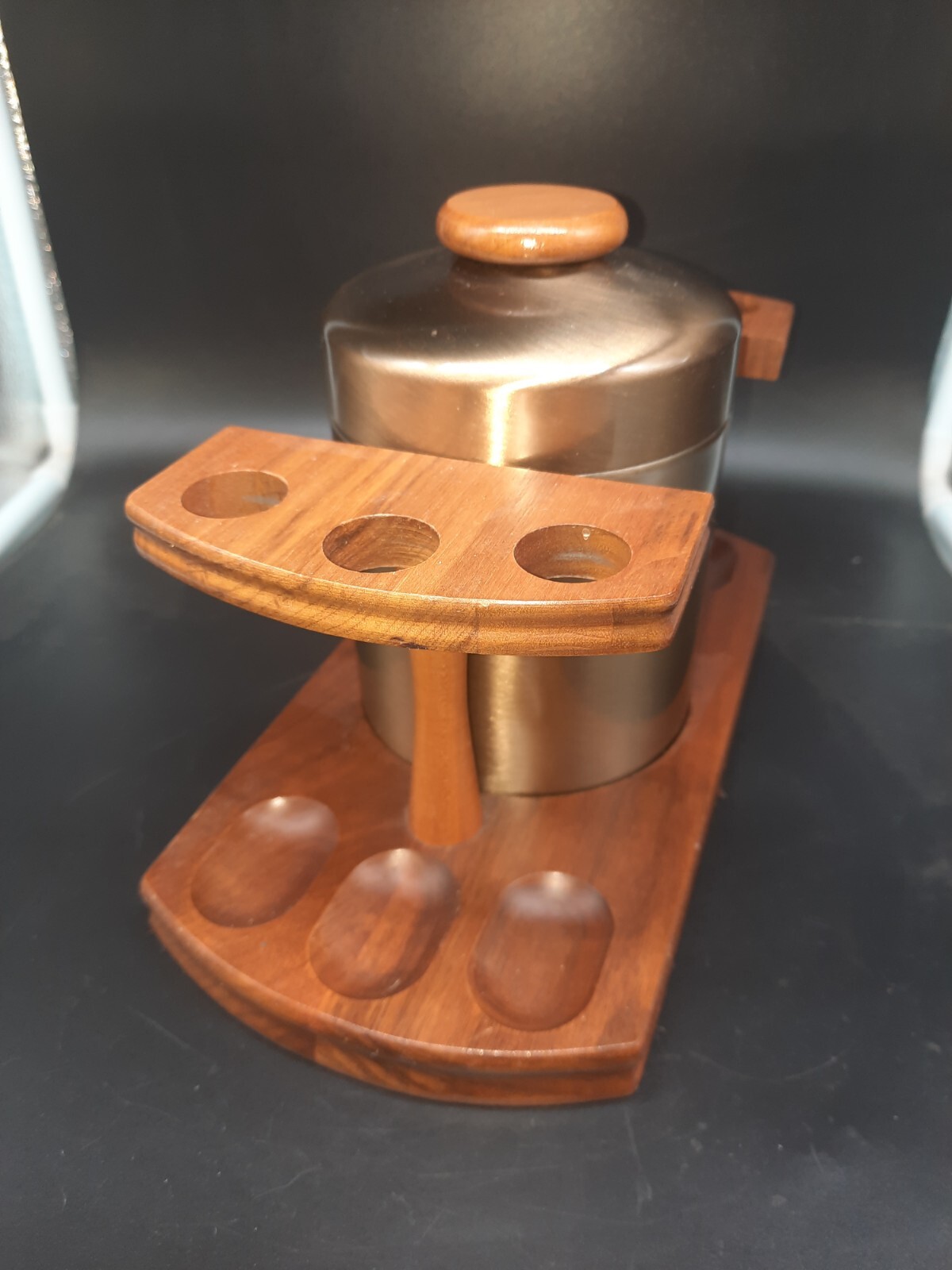 Decatur Industries Pipe Rack Vintage Decatur Industries 6 Pipe Rack With Nickle Jar Beautiful ...