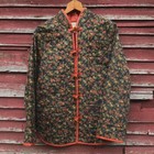 Rare 1970s vintage Gunne Sax Birds and Flowers print quilted jacket