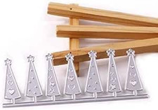 Metall-Stanzformen mit Weihnachtsbaumkante, W...