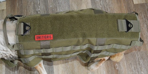 OneTigris Molle Tactical Dog Harness W/ 2 Handles, XL NEW - Picture 2 of 7