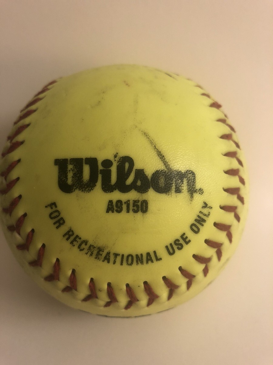 WILSON A9150 softball used for recreational use only
