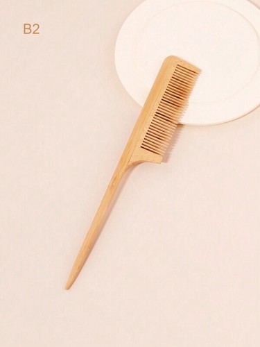 Natural Bamboo Wooden Hair Comb – Wide Tooth Comb - Picture 5 of 11