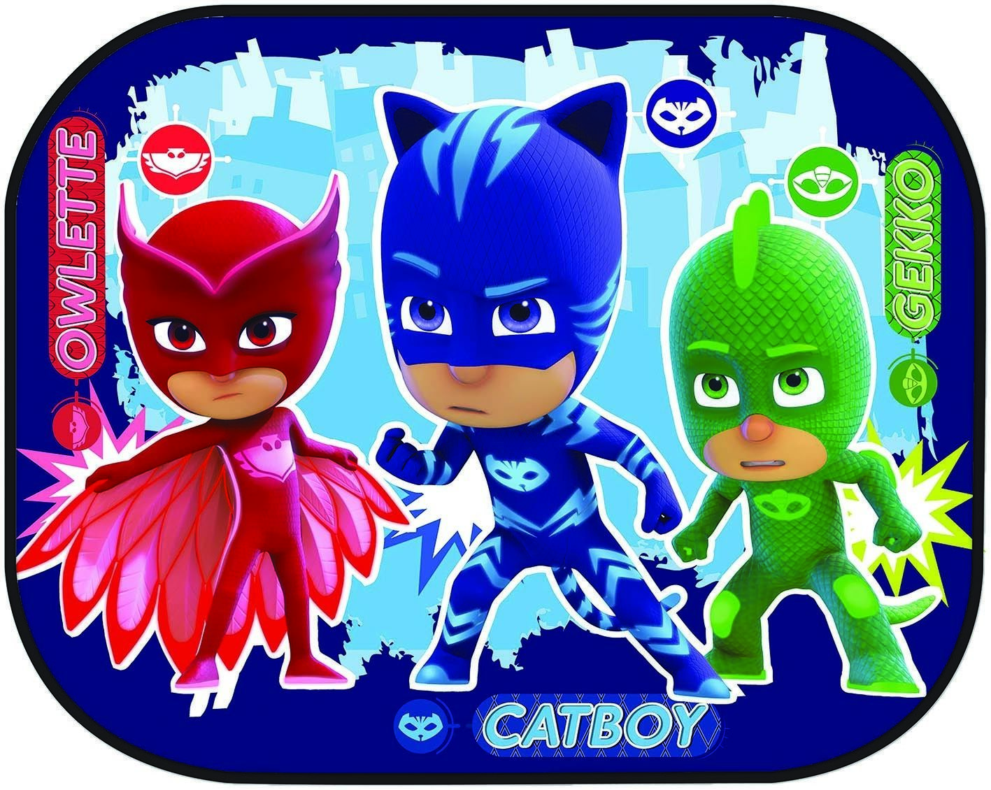 TENDINE PARASOLE LATERALI EURASIA PJ MASKS MISURA 44CMX35CM 26104