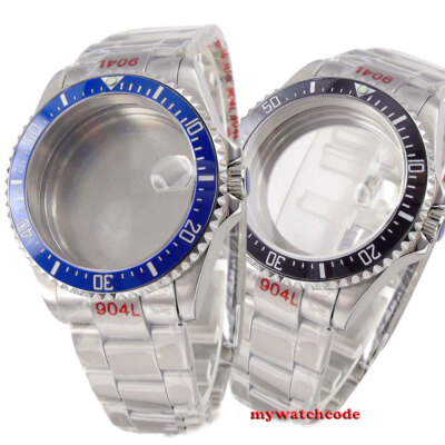 38mm 40MM SEA Watch Case Ceramic Bezel Sapphire Glass Fit