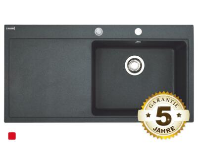 Franke Mythos MTG 611 Onyx - 10824 Granitspüle Exzenterbetätigung