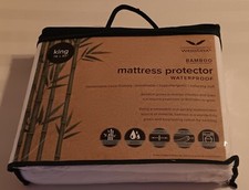 Westex Bamboo King 78x80" Mattress Protector Waterproof EcoFriendly Hypoallergen