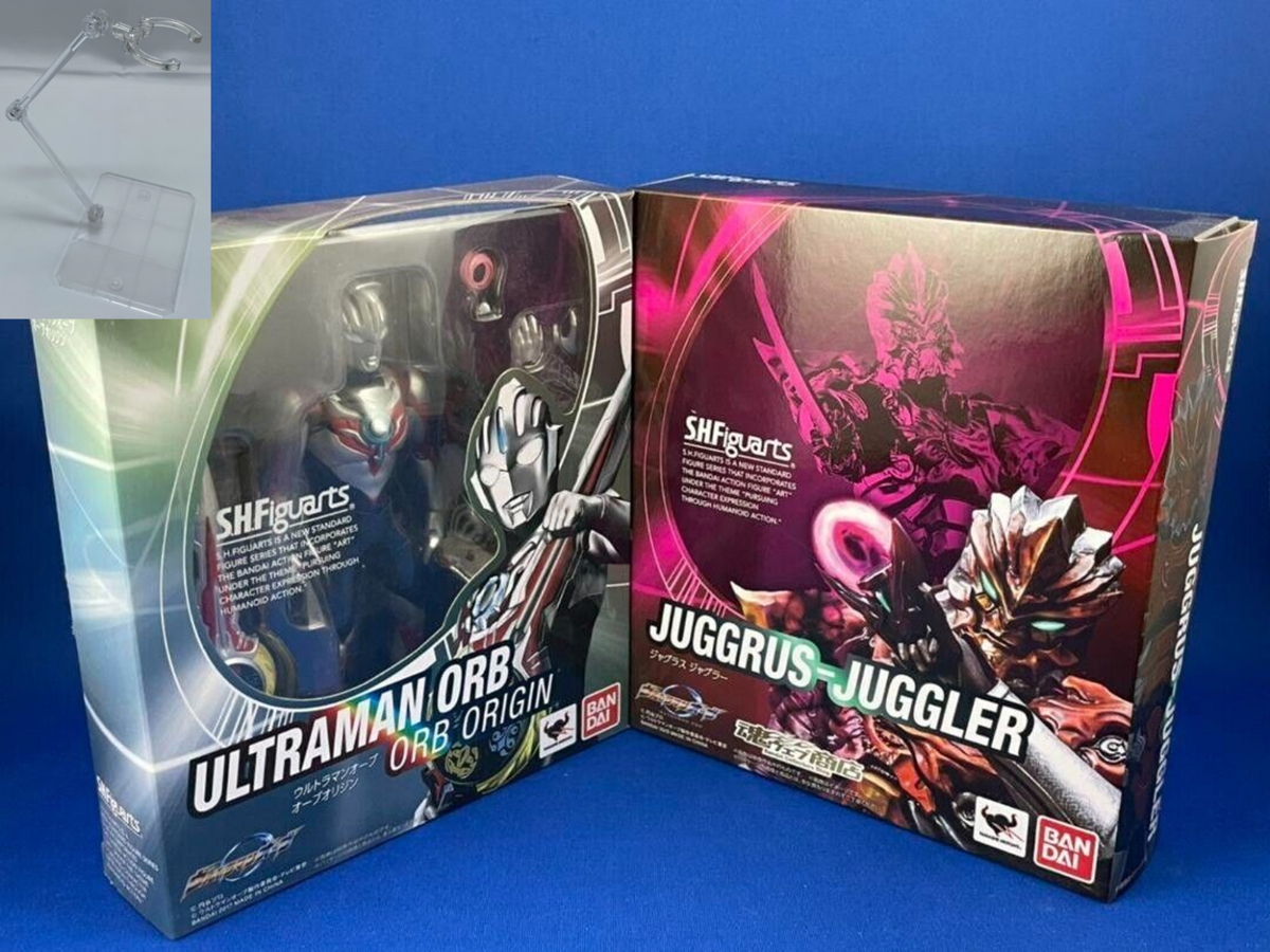 SH Figuarts Ultraman ORB ORIGIN & JUGGLUS JUGGLER Figure Bandai